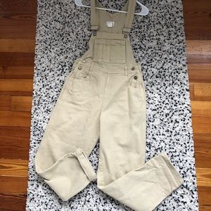 Tan overalls